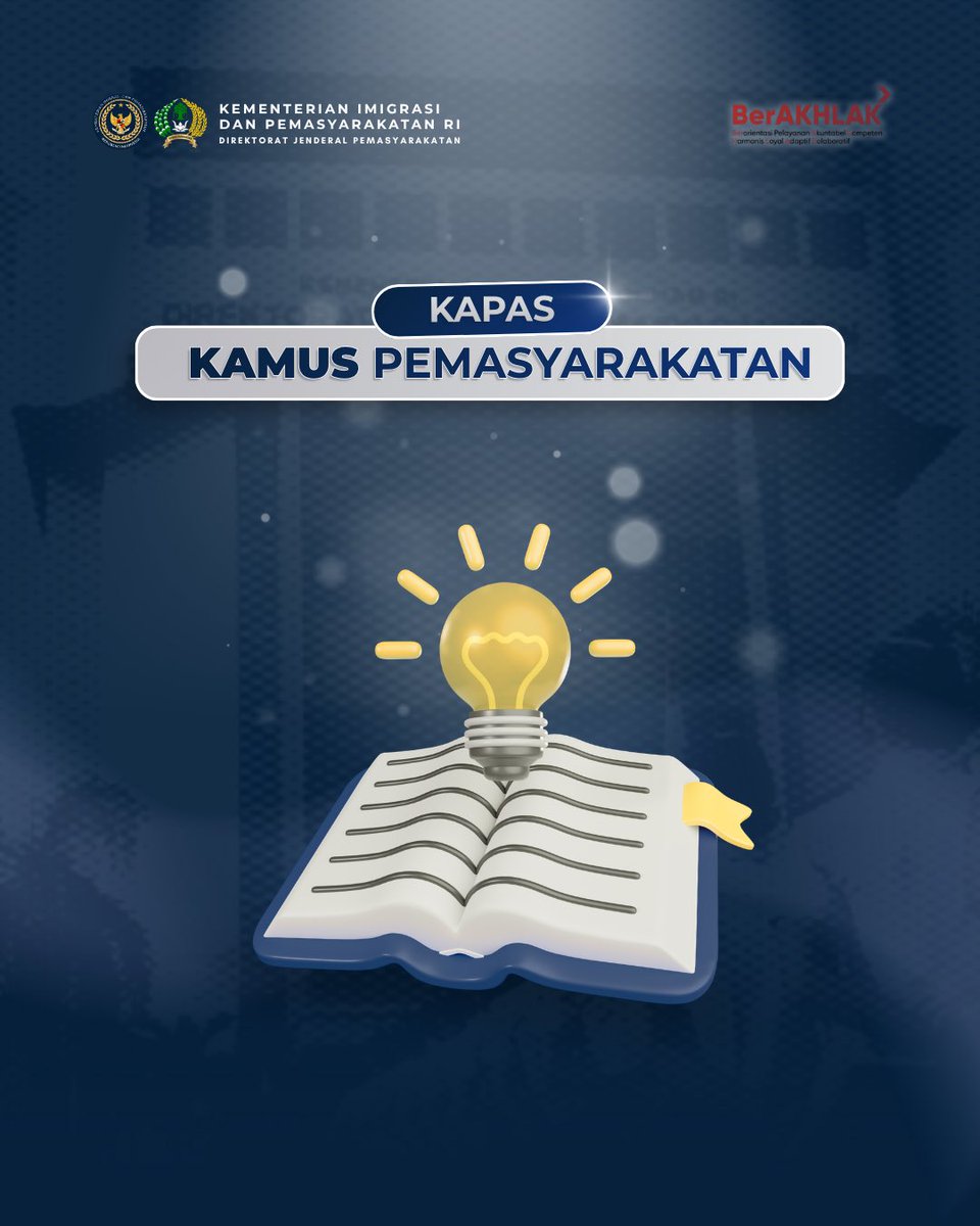 DITJEN_PAS's tweet photo. Kata-kata hari ini: Tamping alias Tahanan Pendamping!

Tamping adalah Warga Binaan yang ditugaskan untuk membantu pelaksanaan berbagai
kegiatan di Lapas maupun Rutan.
Namun, penetapannya tidak dilakukan begitu saja, lho! https://t.co/V42555AGJN