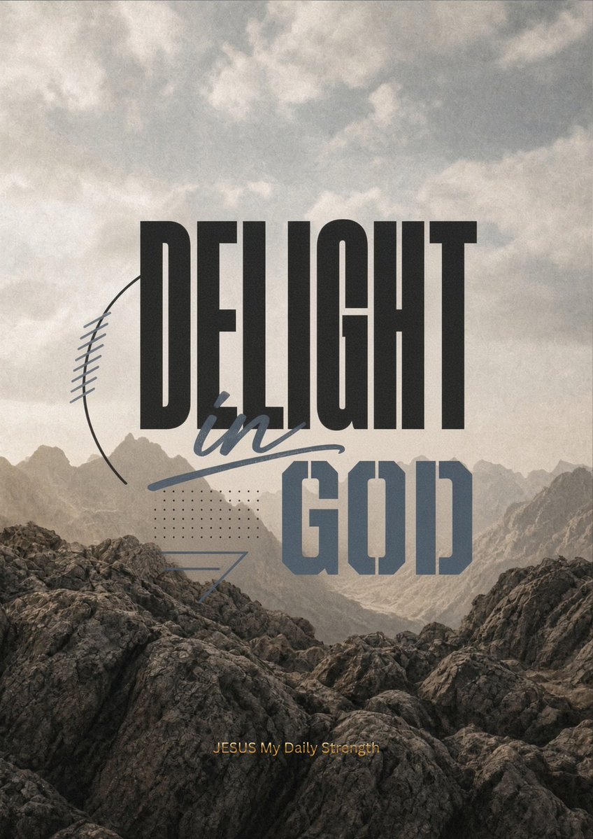 JESUS__Strength's tweet photo. Psalm 37:4
"Take delight in the LORD, and he will give you your heart's desires."

We spend so much time chasing the things we want. The better job, the right person, the dream we've been praying about for years. But something beautiful happens when you start enjoying God Himself, not just what He can give you. Your heart starts to change. The things you want start lining up with what He wants for you. And He loves to bless a heart that loves Him. So spend some time with Him today, just because. Talk to Him, thank Him, enjoy Him. He's not holding out on you. He's preparing something good.

#DelightInTheLord #HeartsDesires #GodIsGood