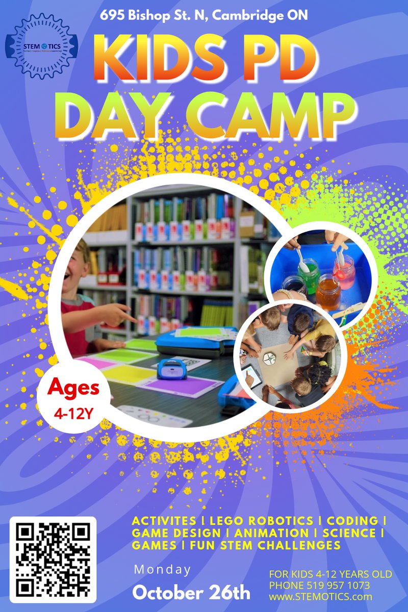 stemotics's tweet photo. 🚀 Turn Their Day Off Into a STEM Adventure! 🤖🔬

⚡ Spots are limited — register today!
👉 https://t.co/m4h3cZkvvy https://t.co/DQA9myQnWe