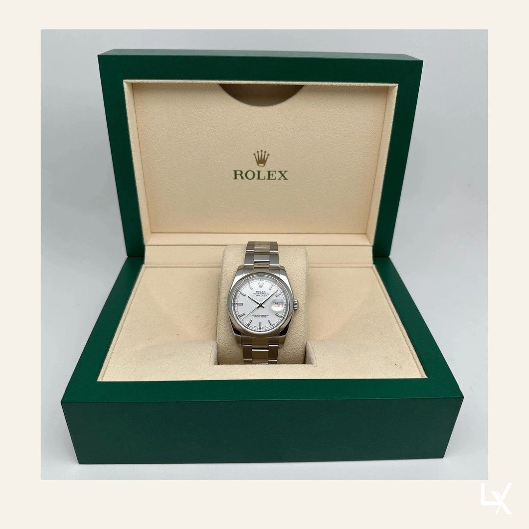LVXYVSE's tweet photo. Pre-Loved (Certified): Rolex Datejust Roulette Date 36mm Steel White Dial Automatic Mens Watch 116200.
Sale $7,539 (reg. $7,839)
Complimentary shipping · Pay over time with Affirm
https://t.co/fjlFqCnVQP

#LuxyVerse #Rolex https://t.co/PczaO2Kf9z