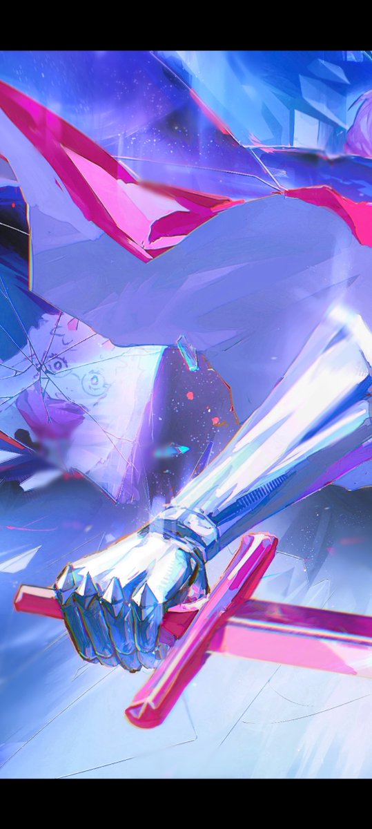 KioUsagi's tweet photo. The stained glass shatters. But it was broken glass from the start.
#Deltarune 
CH4. https://t.co/Wfm2sav2q4