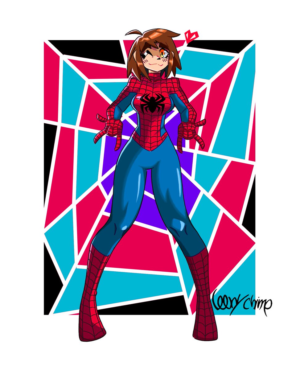 AngelGomez39477's tweet photo. My take on Petra parker 
#petraparker #Spiderman #digitalartwork https://t.co/6ApXwZroFL