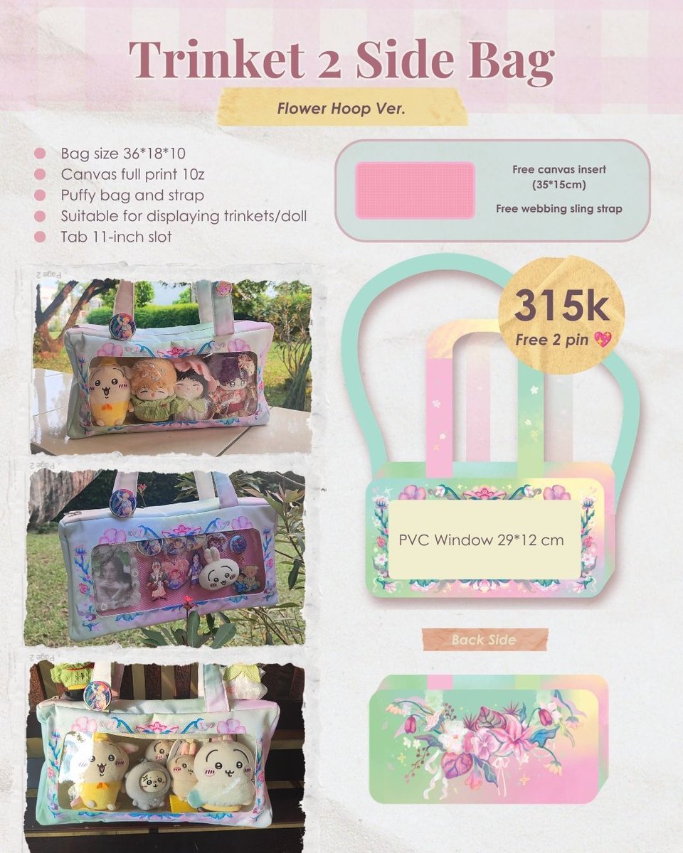 inifahifahir's tweet photo. [ ♡ &amp; ↺ are appreciated ]  

#CF23 #Comipara7 
FAST Trinket Bag PO

Low Stock alert! Especially for Comipara because I can only bring around 3 bags to Jogja ^⁠_⁠^ https://t.co/e7lzxa5Fcg