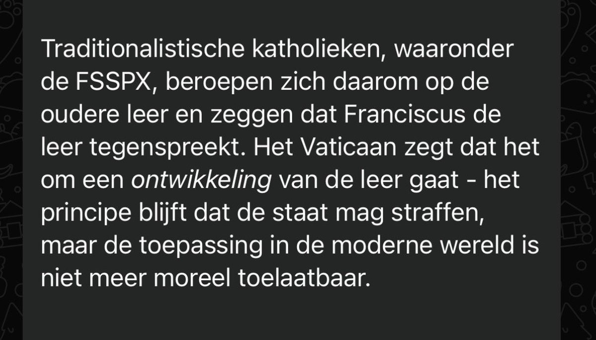 ArnoLommers's tweet photo. Ik vroeg AI: hoe staat de Rooms-Katholieke Kerk tegenover de #doodstraf. 

En alsof ‘t zo moet zijn ben ik op de goede plek terecht gekomen! 🙏 

#SSPX https://t.co/BYhFF1PkFs