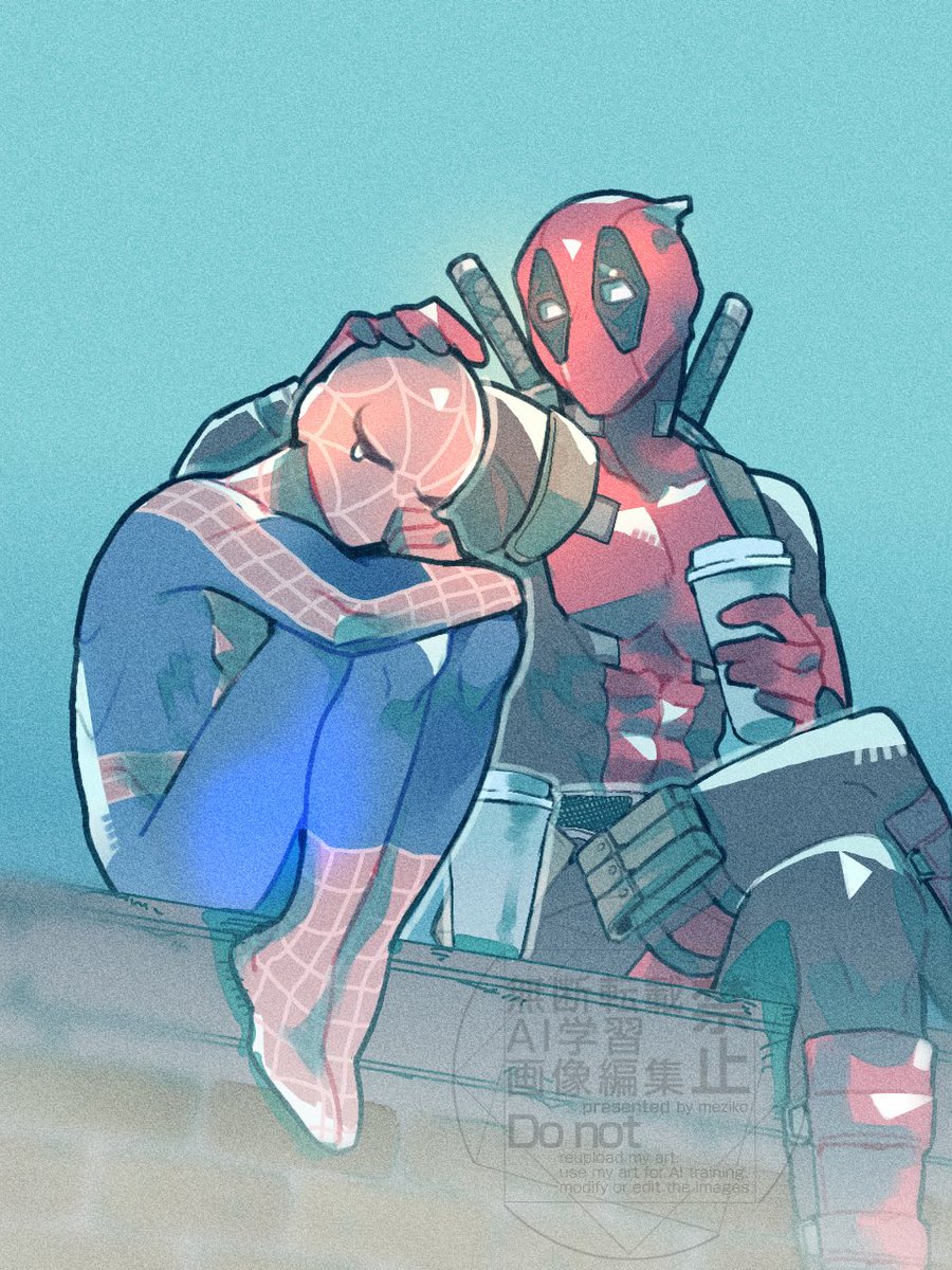 meziko0302's tweet photo. なぐさめて
#spideypool https://t.co/NHil4sM7UR