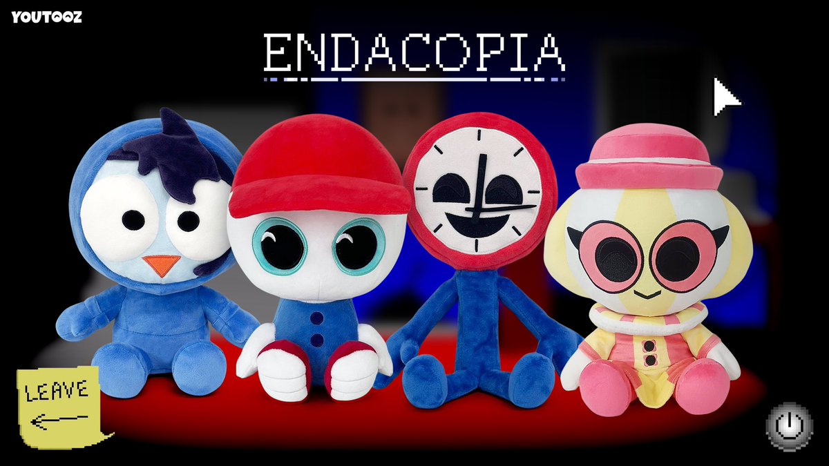 youtooz's tweet photo. 🕜 where will you go from here?

the official #endacopia plushie collection launches on oct 16th at 3pm est https://t.co/JJ9o5tQqAc