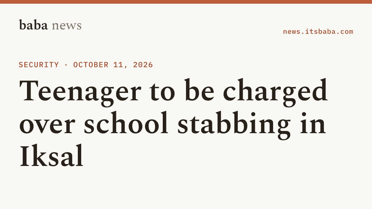 babanewswire's tweet photo. Police say a 19-year-old from Iksal stabbed a 16-year-old student in the neck during a school brawl on September 13.

Prosecutors filed a statement ahead of an indictment, after the suspect arrived at the school on a scooter. https://t.co/J1SwKyubIj