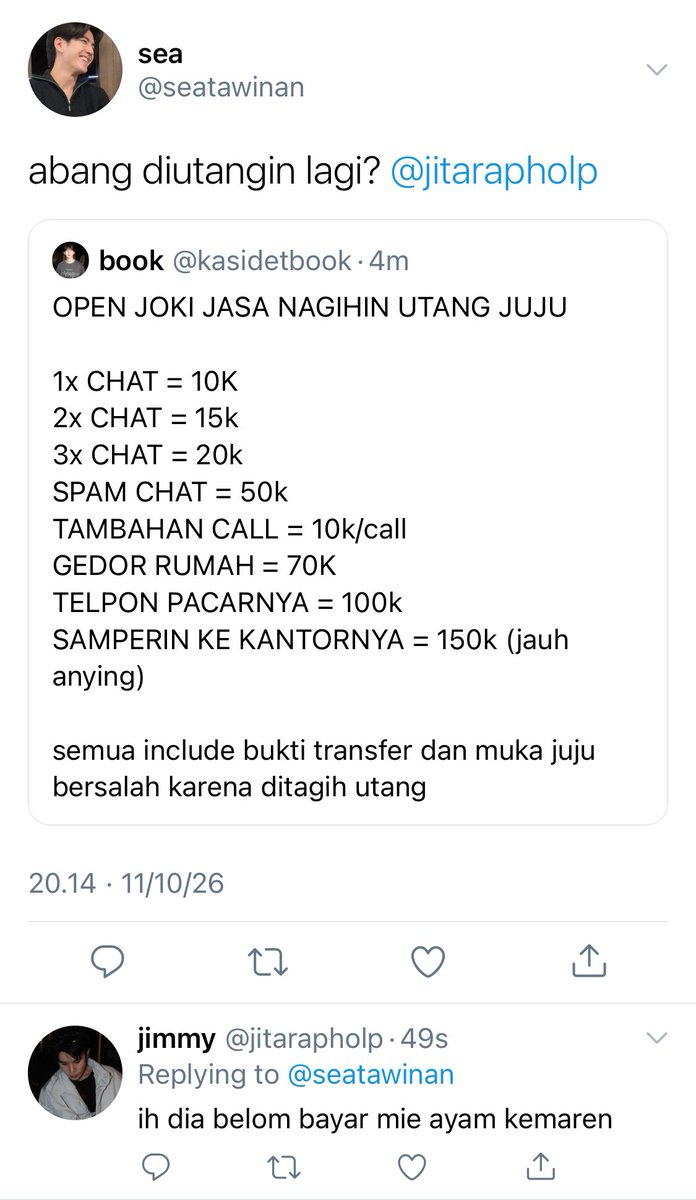 mhokdanainat's tweet photo. open joki https://t.co/cVS7pivpo0
