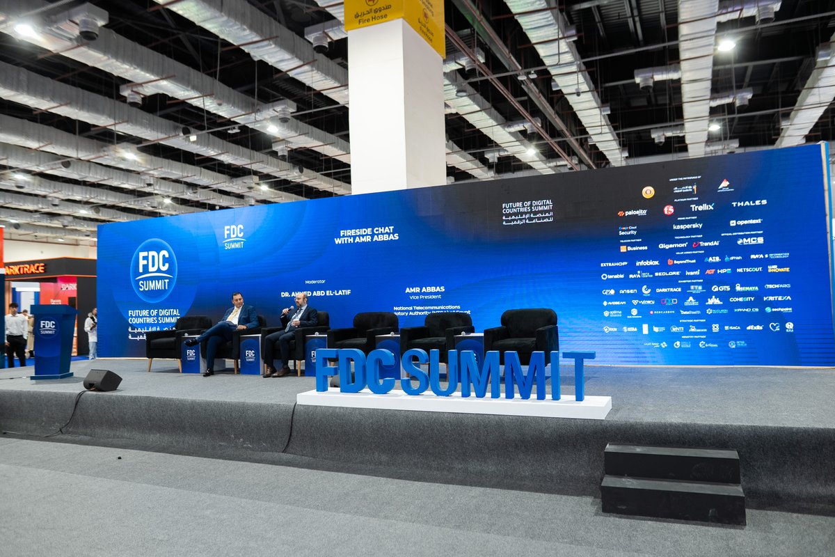 FDCSummit's tweet photo. The people behind digital progress, in conversation.

At #FDCSummit2026, Ahmed Abdel-Latif and Amr Abbas came together for a fireside chat, adding their perspectives to the summit’s exchange of ideas and expertise.

#FDCSummit #FDC #DigitalTransformation https://t.co/pdf3oGjyy0
