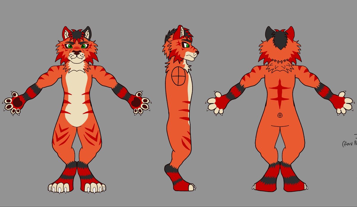 Darkest_Talon's tweet photo. Why does he actually look like Incineroar? Gee I wonder… https://t.co/mqZaGr6qYY