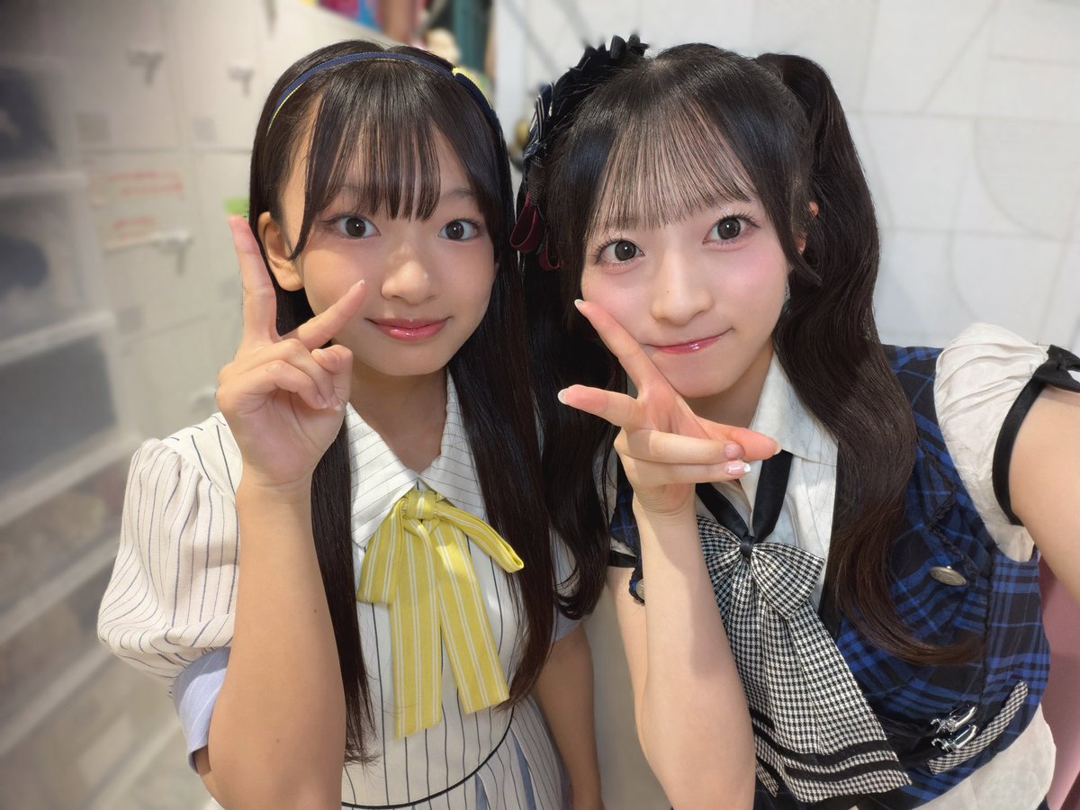 yunachan_akb48's tweet photo. そして今日は22期ちゃんの前座デビューの日でした🐱🎀
ゆーちゃん、りのあちゃんおめでと〜！！

きらきらで元気いっぱいで���愛かった♡ https://t.co/yRCGdiMRRm