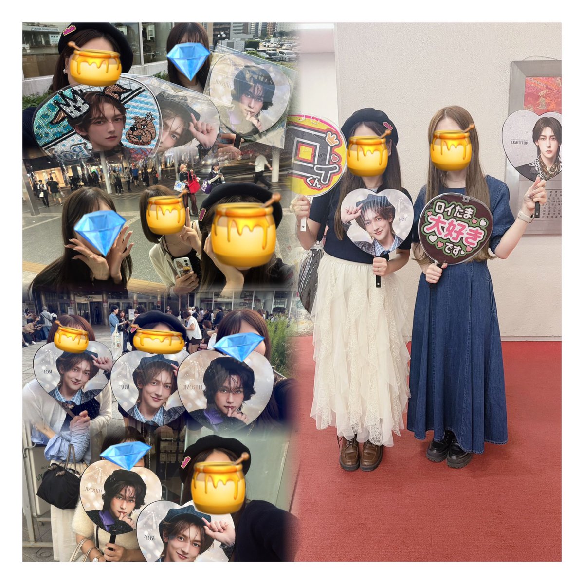 roiroi1997's tweet photo. 1人で不安だったけど
九州平成一桁cHaRmさん会えて
みんな美人😳優しい最高だった。

東京のcHaRmさんには
助けられて感謝🥹💕

お隣がFFさん一緒に騒いだ🤣
素敵な出会い全部ROIROMのおかげ🥰

ライブでは沢山泣いて😭元気もらって
家事.育児.仕事全部頑張れる💞
ROIROM最高！

#ROIROM_LIGHTITUP2026 https://t.co/LJuY6rWIFc