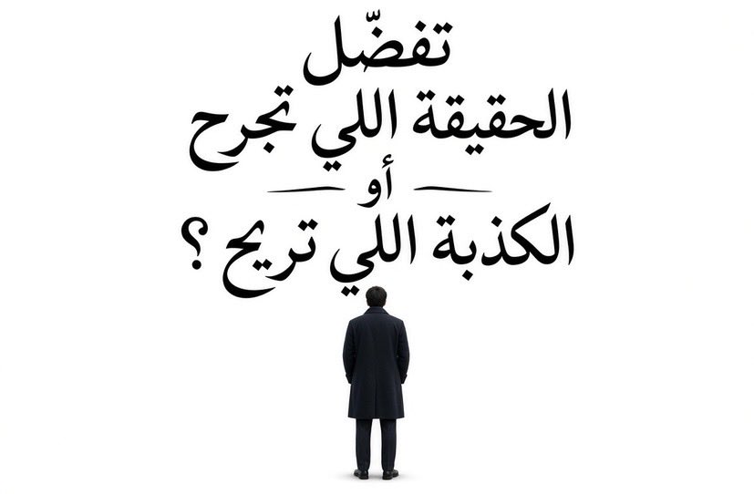 Agreed22's tweet photo. ماذا تفضل بكل بصراحة الحقيقة أم الكذب https://t.co/9FCpi9qpOj