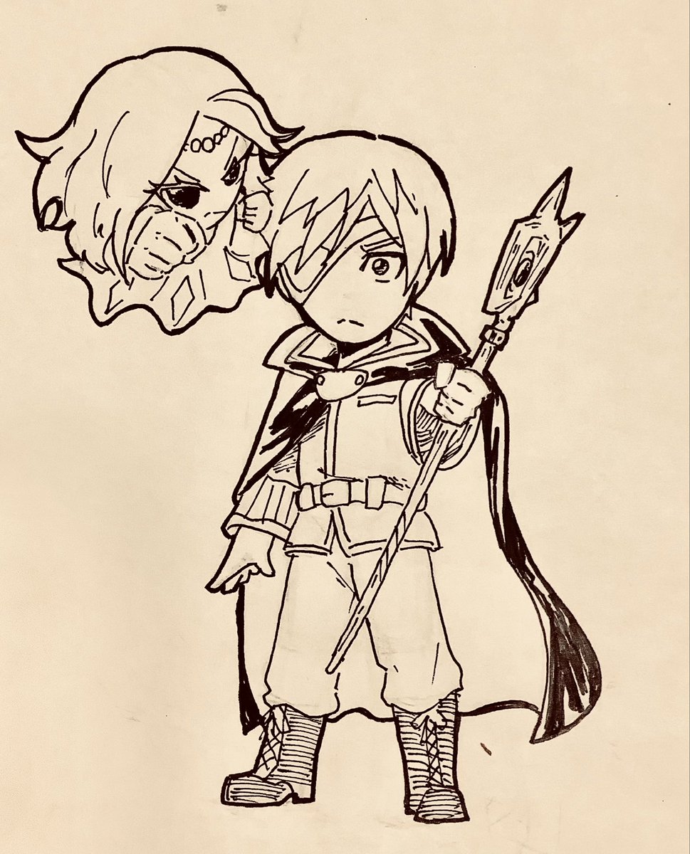 SATO_saaan's tweet photo. 久しぶりに投稿
推しの漫画のキャラ

#コミュ障異世界 https://t.co/urjETx4Sl0
