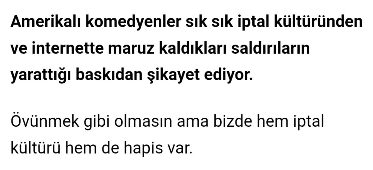 say_cem's tweet photo. New York Times muhabiri ABD'li komedyenlerin başlarına gelenlerle benzerlik kurmaya çalışınca Deniz Göktaş cevabı yapıştırmış: https://t.co/g8xferuwzg