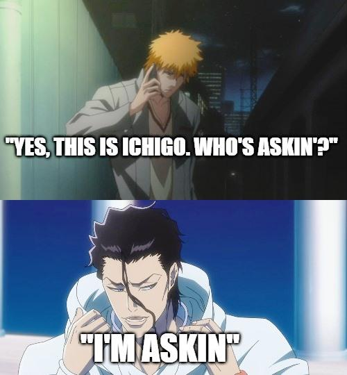 Retro_Bleach1's tweet photo. Damnit, Ichigo. He was just Askin'. 😭 https://t.co/KunNDjsmFZ