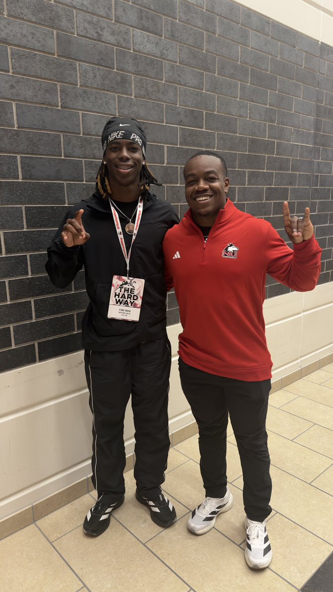_KobeReese's tweet photo. Had an amazing time visiting @NIU_Football today, thank you for having me, looking forward to coming back! @Dre_Muhammad @TractionAp @FwBruinsFB @coachQW2 @robharley34 @tyboles3 @Coach_Jay53 https://t.co/Omco6tOPDI