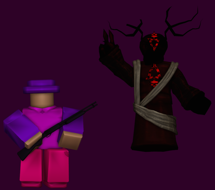 Airecz's tweet photo. hi this is my nosferatu and chance skin concept (based off cdarchives) #forsaken #forsakenrblx, might change a few things https://t.co/ZWKf7lWwQm