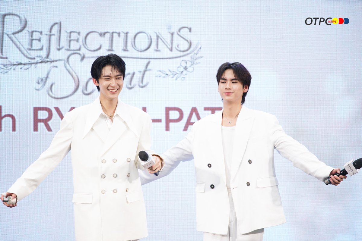 otpcnews's tweet photo. "ริวจิน-แพทจิ" ร่วมงาน PAREUN presents "Reflections of Scent" with RYUJIN-PATJI
REFLECTIONS WITH RYUPAT
#PAREUNxRYUJINPATJI
#rryjinnn #chira_patt
#ryujinpatji #ริวจินแพทจิ
#ReflectionsOfScent
#PAREUN https://t.co/LQs6uQpa3l
