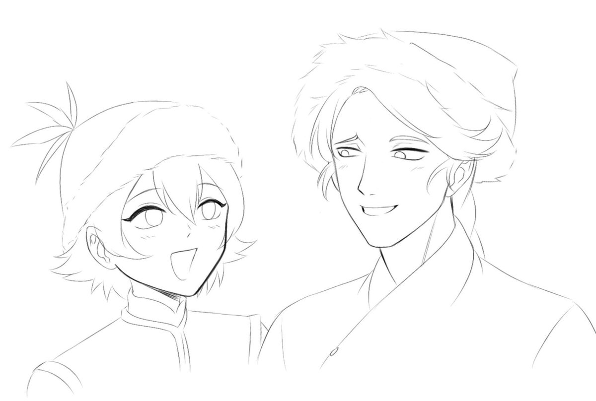 Ven_4444's tweet photo. Khulan 
(Bonus Kultuqan because I want to draw KultuKhulan)

Requested by them :
@AEduardoCSVet 
@Xfighter312 
@kotsunia

Hope you guys liked it!

#jaadugar
#天幕のジャードゥーガル https://t.co/x8E8U8zhnq