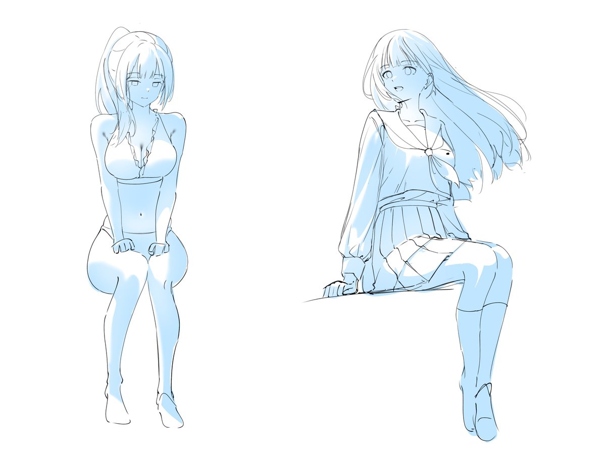 Lvya13's tweet photo. Sketch
#氷菓 https://t.co/ha7vvR6Uu1