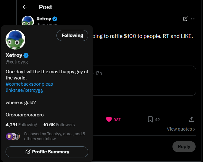_lostzs's tweet photo. @xetroygg Done! Hoping to win

#PPTOP always https://t.co/1JikFOdrhx