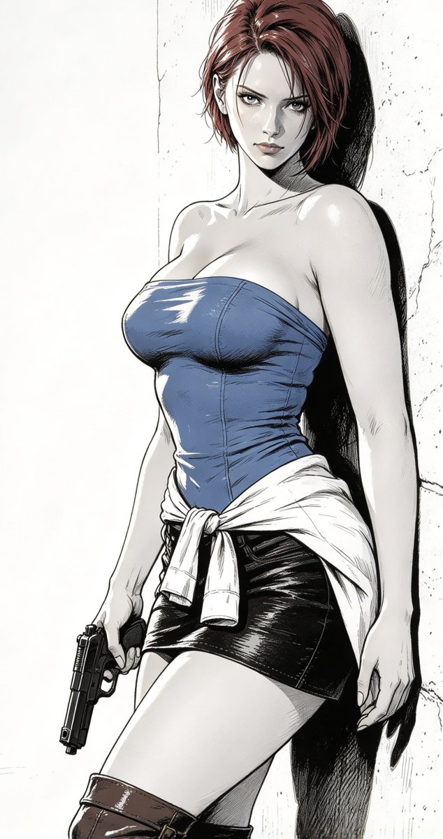 TAKI436's tweet photo. Jill Valentine #ResidentEvilㅤ https://t.co/M0w8dAdvH8