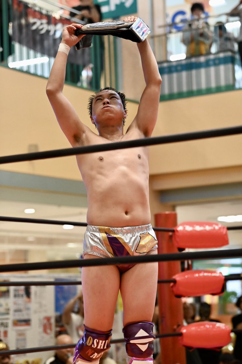 Dynamic_F's tweet photo. 10.11 OPG 高梁大会
マーシャル・ドラゴン選手との激闘を制した見事ベルトを防衛した西江悠選手！
良い試合でした🔥
#OPG https://t.co/zWl2r6jYdB