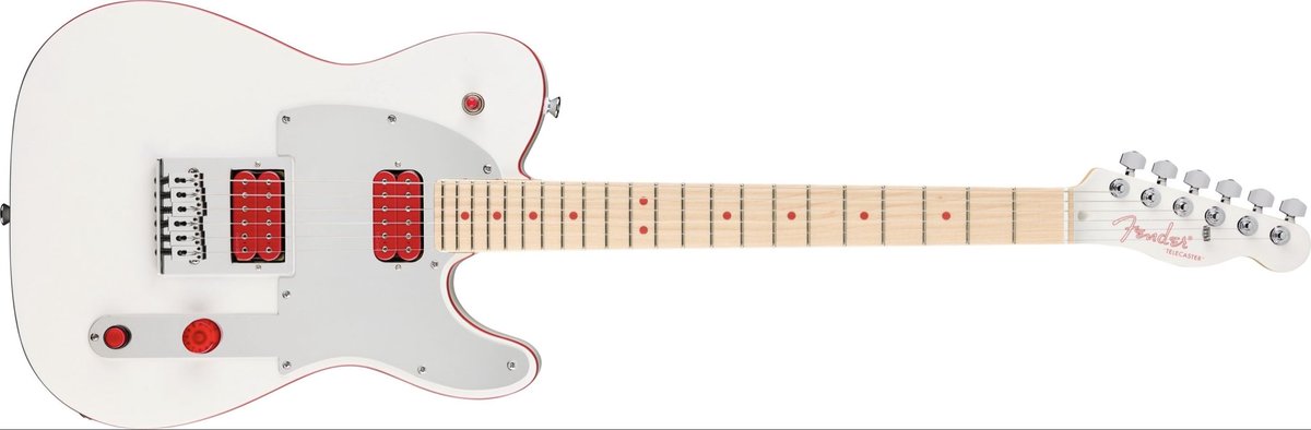 SentimentalStr4's tweet photo. The new Fender John 5 Ghost Telecaster at $1300. Made in Indonesia. Yes or no? 🎸🧐🤔 https://t.co/uLNa1ymU1l