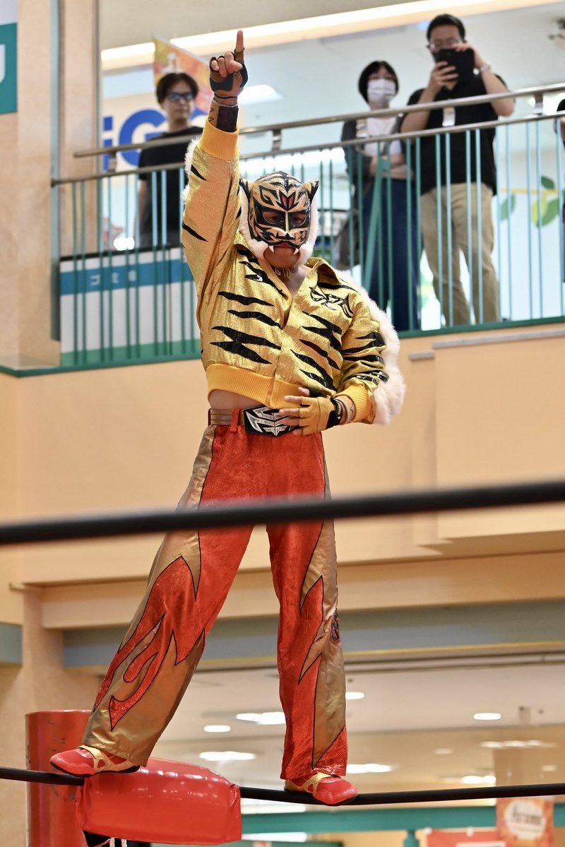 Dynamic_F's tweet photo. 10.11 OPG 高梁大会
今日のグレートムタイガー選手🐯
#OPG https://t.co/KocHWw3hte