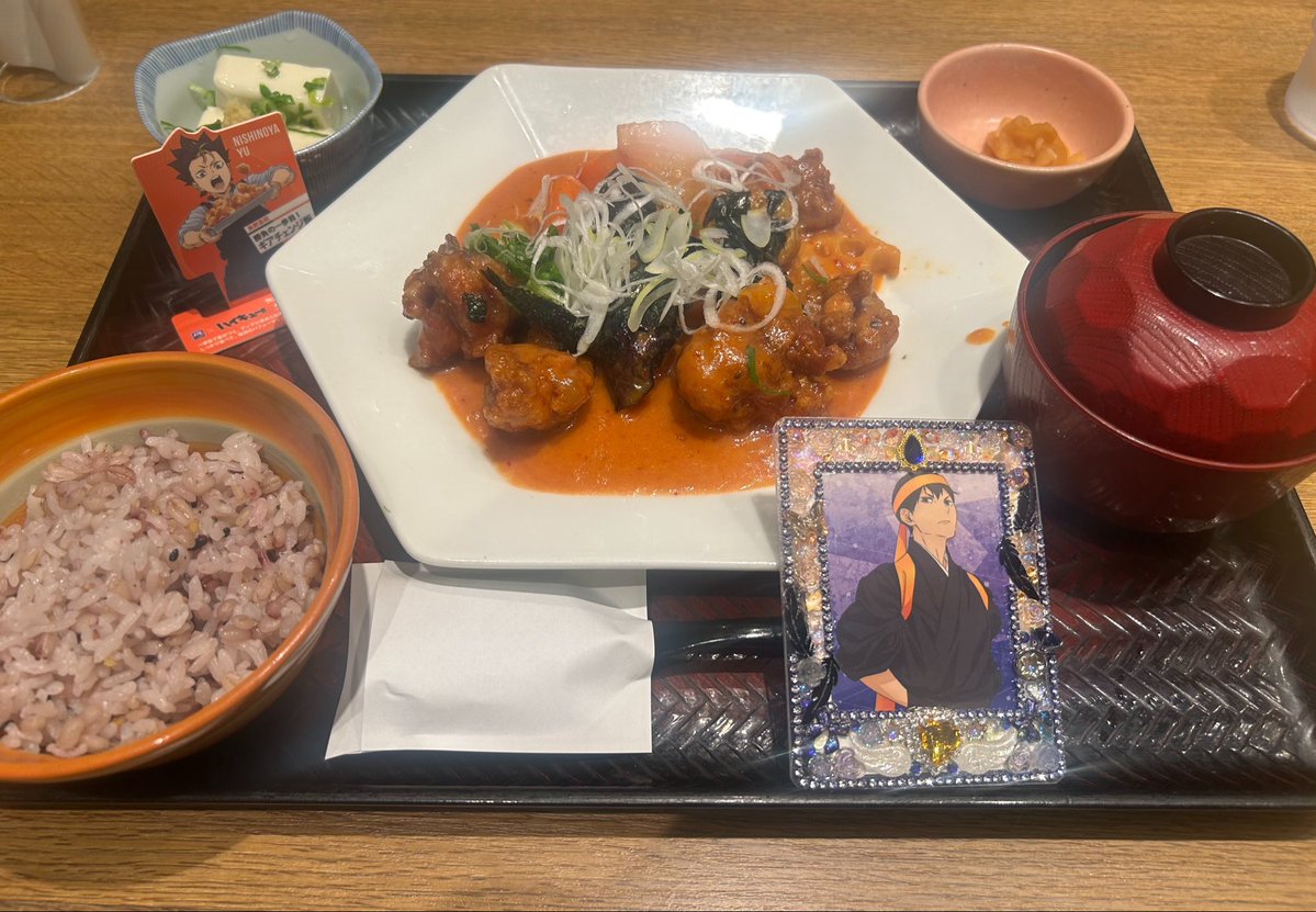 kiita6's tweet photo. 大戸屋コラボをすっかり忘れてたので行ってきた🍚ギア飯美味しかった！ https://t.co/tumO28QstT