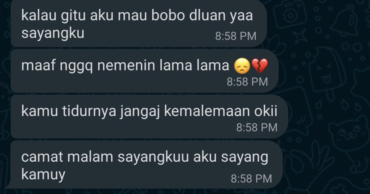 Yosanol's tweet photo. Si cantik kalau udah ngantuk sampe typo semua gini, gemes banget https://t.co/6KuFvnLFqu