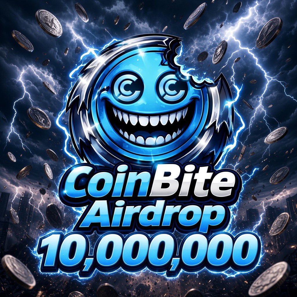 CoinBiteDev's tweet photo. Launch coming soon!
Claim 10,000,000 - $CoinBite airdrop for first 5000 🔥
Join telegram https://t.co/qc5eiost20
$CoinBite will list on #Binance       #Bybit #OKX #Bitget  #Mexc      #Upbit #Kucoin
✅Follow @coinbitedev
✅RT + Like
✅Comments $SOL address

Distribution airdrop ⏳ https://t.co/ATQVOwAZ2J