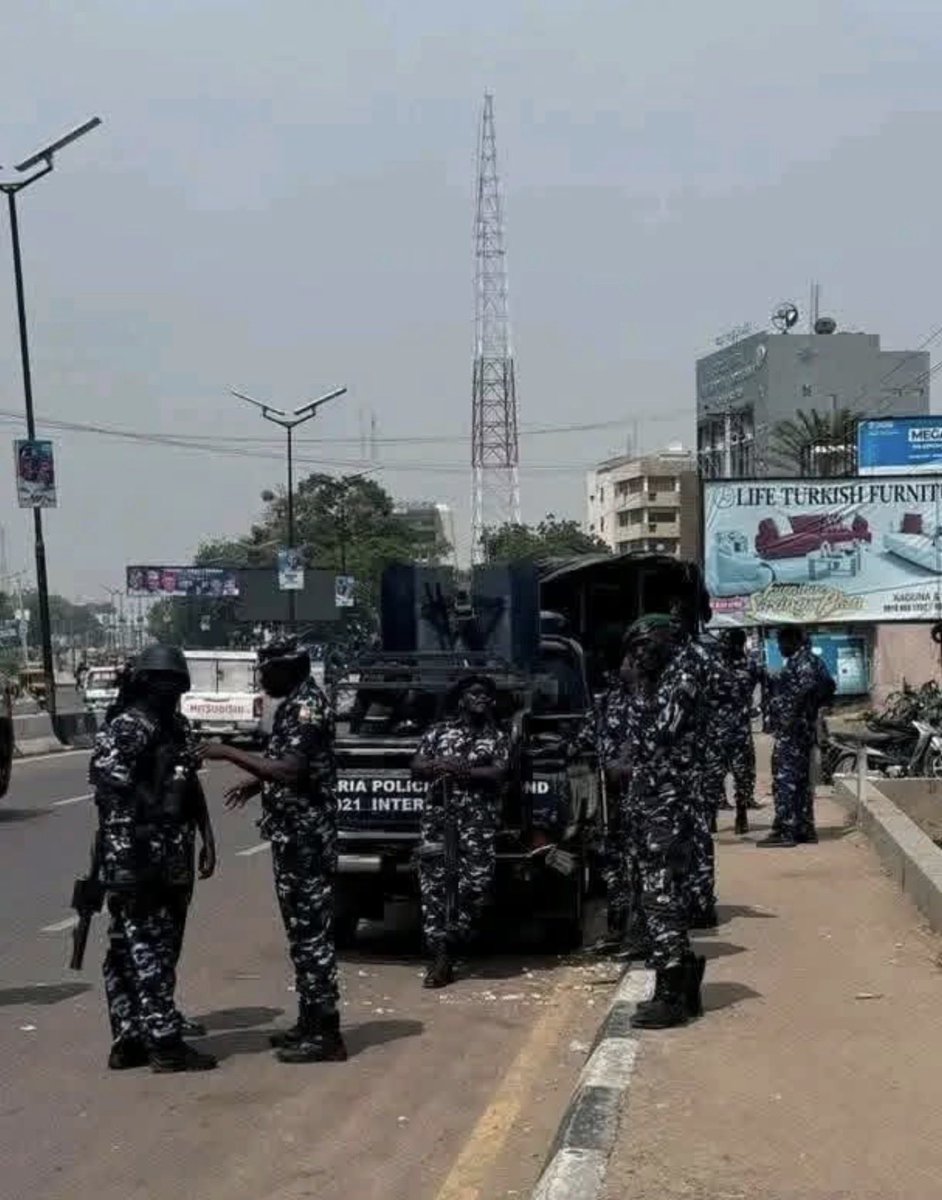 AmnestyNigeria's tweet photo. Amnesty International strongly condemns the unlawful and outrageous blocking of the venue of a “Tinubu-Must-Go” event today in Kano. Heavily armed police blocked both ends of the road leading to the venue of the event. 

The Nigeria Police @PoliceNG must desist from such reckless violation of human rights. It is perfectly within the rights of supporters of all candidates and all political parties to carry out peaceful political activities. 

The duty of the police is to facilitate peaceful conduct of such political gatherings — no matter the political party or candidate being supported or opposed. Freedom of association and peaceful assembly is not exclusive to one political party and its supporters.

The Kano incident is part of a troubling pattern of repression by police targeting opposition members in various parts of the country. Such repeated attacks and intimidation against opposition supporters could make it more difficult for them to associate freely and hold peaceful public gatherings.