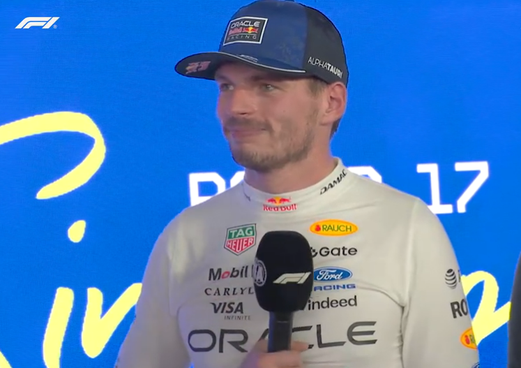 verstappenews's tweet photo. Max: "Hopefully we can have a bit more fun until the end of the year." https://t.co/odvqLSFwq1
