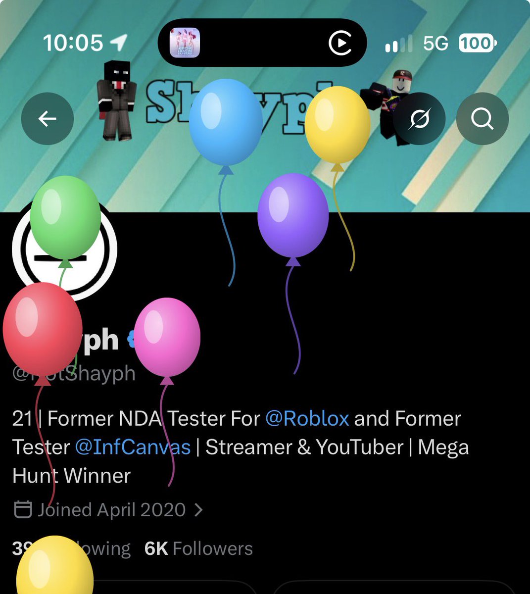 NotShayph's tweet photo. BALLOONS! https://t.co/8xX5sFpJX9