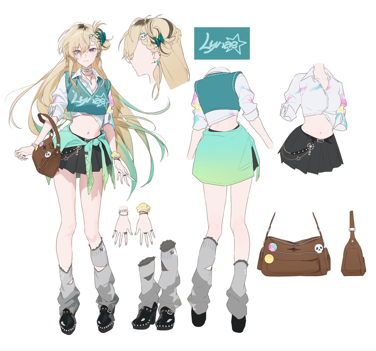 hvvvzzz's tweet photo. Here are the costume designs for the Solaris Starry Stage program! I’m so happy I got to design their idol outfits with a school uniform concept.🌟

#WutheringWaves #SolarisStarryStage https://t.co/GWi96aT0Am