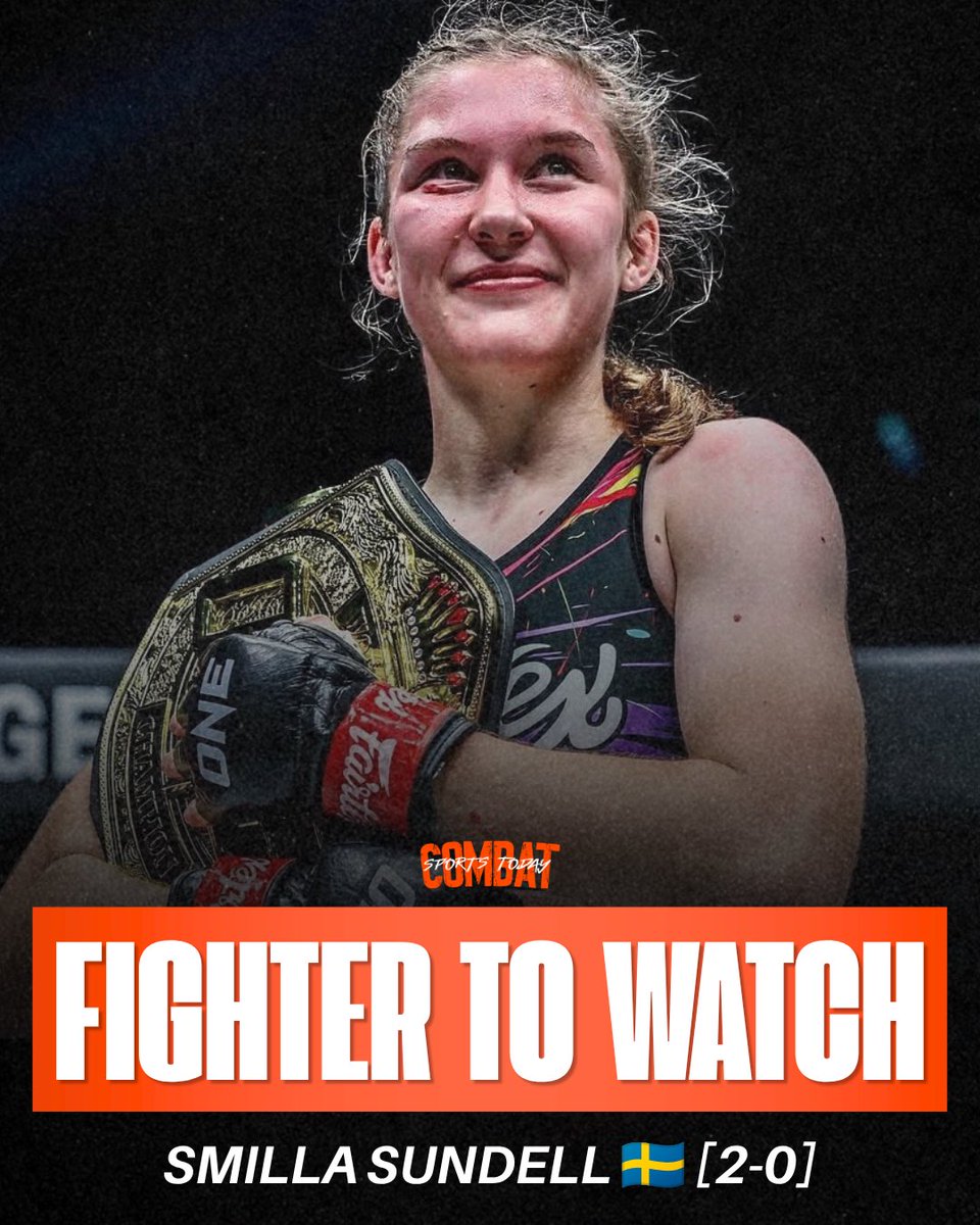 CSTodayNews's tweet photo. Former ONE Muay Thai world champion Smilla Sundell 🇸🇪 (36-5-1) was arguably the P4P best female striker on the planet, holding wins over Allycia Rodrigues and Jackie Buntan.

After training out of Fairtex, she transitioned to MMA full-time. She’s already (2-0) with 2 TKOs. It’s early days, but at just 21 years old, her potential is massive. 🔥

She takes on Alex Pereira’s younger sister, Aline Pereira, this upcoming Tuesday #DWCS