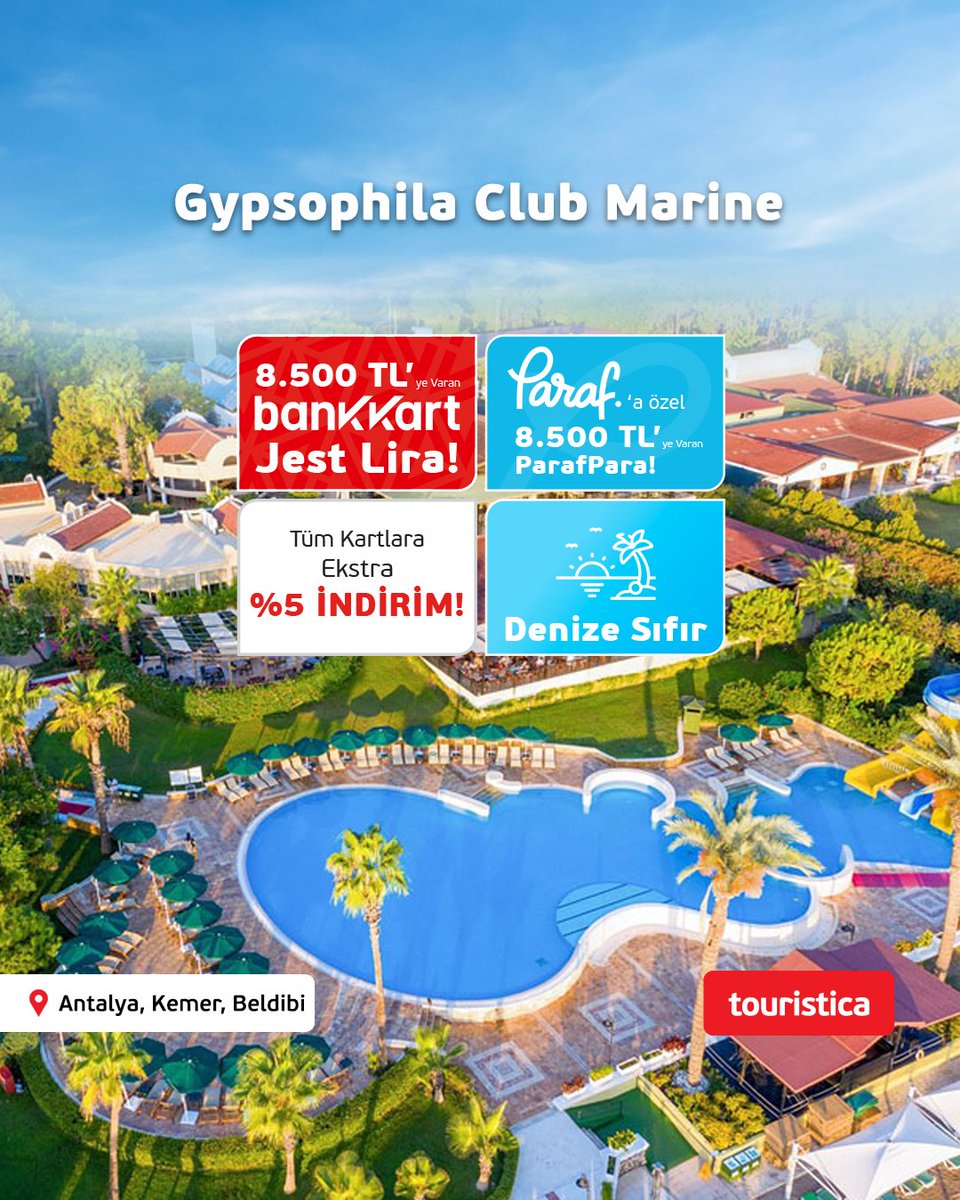 Touristica_Tr's tweet photo. Beldibi’nin Akdeniz havasında doğayla iç içe bir tatil planı yapın. Gypsophila Club Marine, deniz ve yeşilin buluştuğu atmosferiyle tatil rotanıza sakin ve keyifli bir seçenek ekliyor
📞 Detaylı bilgi ve rezervasyon için https://t.co/mubXRLPR4F veya 444 0 329
#Touristica #Tatil https://t.co/8M95sv1Ij4