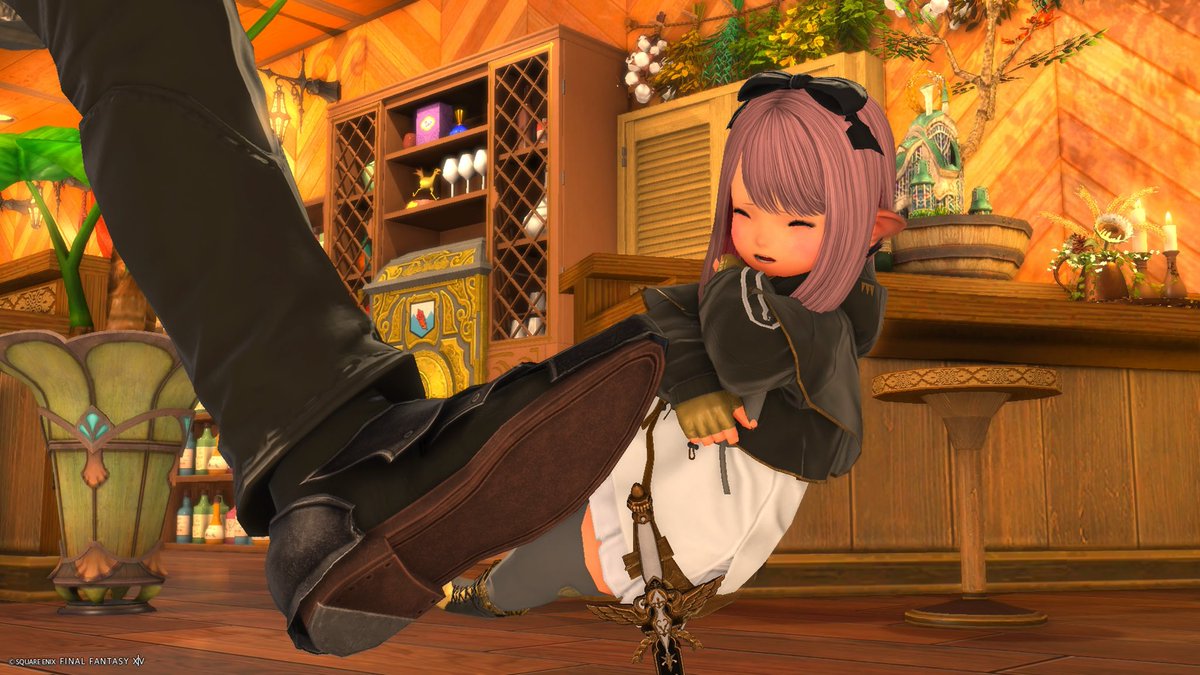 mochimaru_ff14's tweet photo. ララフェル蹴られ屋はじめました（大嘘） https://t.co/3Vn503MRUK