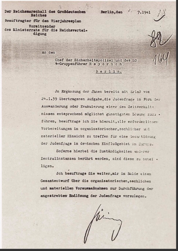 WeimarIsComing's tweet photo. 🚨Gemini creates fake document "final solution" 🚨

Now AI is fabricating fake documents to cover up the lies of WWII.  I made it write an apology letter.    

Germans did not use the term "final solution".  It's all a lie.  It faked the Goring letter.  Letter does not exist. https://t.co/PCScun48zD
