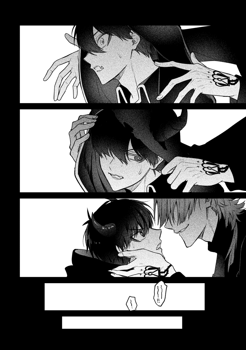 miao_bl's tweet photo. kiis新刊サンプル（1/2）

👿パロ
ｻﾞのド執着激重感情、優位奪い合い喧嘩ップルの話 https://t.co/I1iYoNsbPe