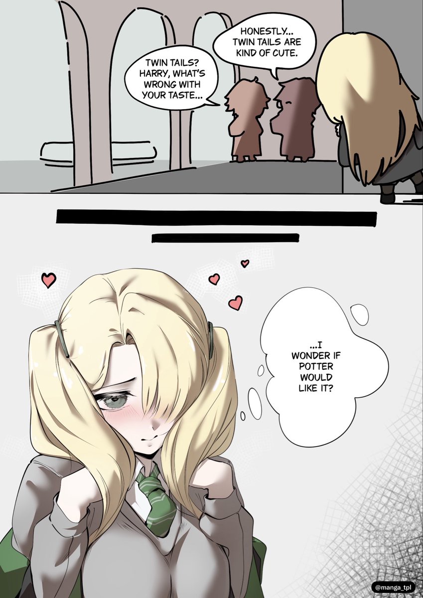 manga_tpl's tweet photo. Just finished a 2-page tsundere Fem! Malfoy fanart! 🫪

#malfoy #harrypotter #fanart #illustration #malfoid https://t.co/ovAk9Z3XHa