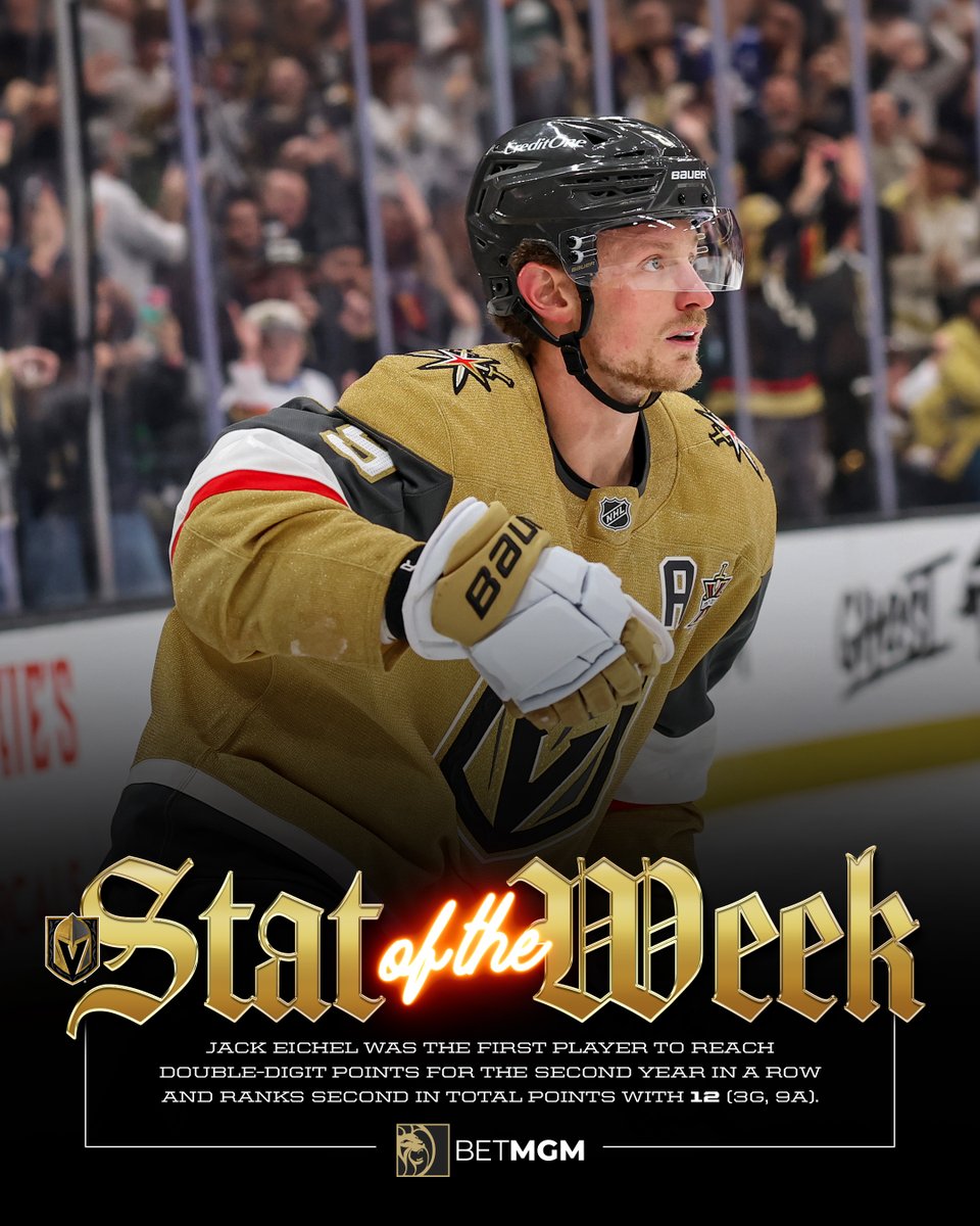 GoldenKnights's tweet photo. Jack goes Back-to-Back 🎰🤩

#VegasBorn | @BetMGM https://t.co/PLVx3EHSNq