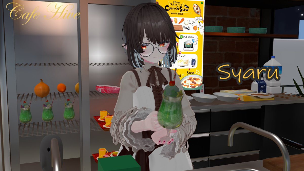 CafeHive_VRC's tweet photo. おはようございます☀

明日の22時はCafeHiveのハロウィン営業日です🎃
今月はハロウィン用にワールドを改変してるので是非見に来てほしいですね😌
そして、シャールさんが正式な店員さんとして初の出勤となるので良ければお話ししてみてくださいね…‼️ https://t.co/escLaoxvb4