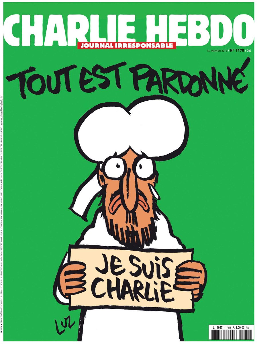 AwokenGiantUK's tweet photo. @MothinAli Surprised a group of Muslims haven't murdered the Telegraph cartoonist by now to be honest.

I mean we all remember Charlie Hebdo @MothinAli.

Your sky daddy isn't above criticism or satire.. And neither are YOU. https://t.co/6RGI0ueGsh