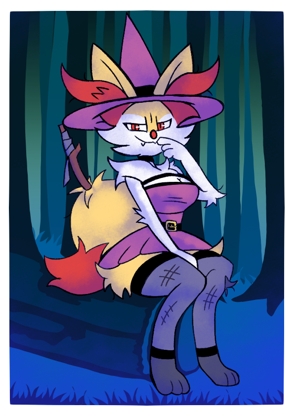 Umbral571_SFW's tweet photo. I drew a Braixen, but I'm a little late for her day. Oh well, I really like how it turned out, and I hope you guys like it too. Grr~ 🔥 https://t.co/r1QyFRUbdv