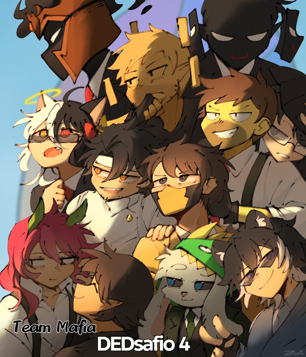 Lazyhumanoid30's tweet photo. Team mafia in DEDsafio 4

#teammafia #DEDsafiofanart https://t.co/TRh7ue1L22