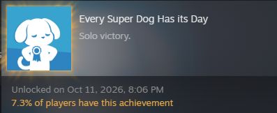 MarkBetaOne's tweet photo. [Completed] Super Animal Royale : Not quite "completed", but first solo victory. This is a fun cute low stress little battle royale. Far less likely to have you throwing your controller at the screen than your CoDs or PUBGs . ⭐⭐⭐⭐ https://t.co/mQUCQvD4k8