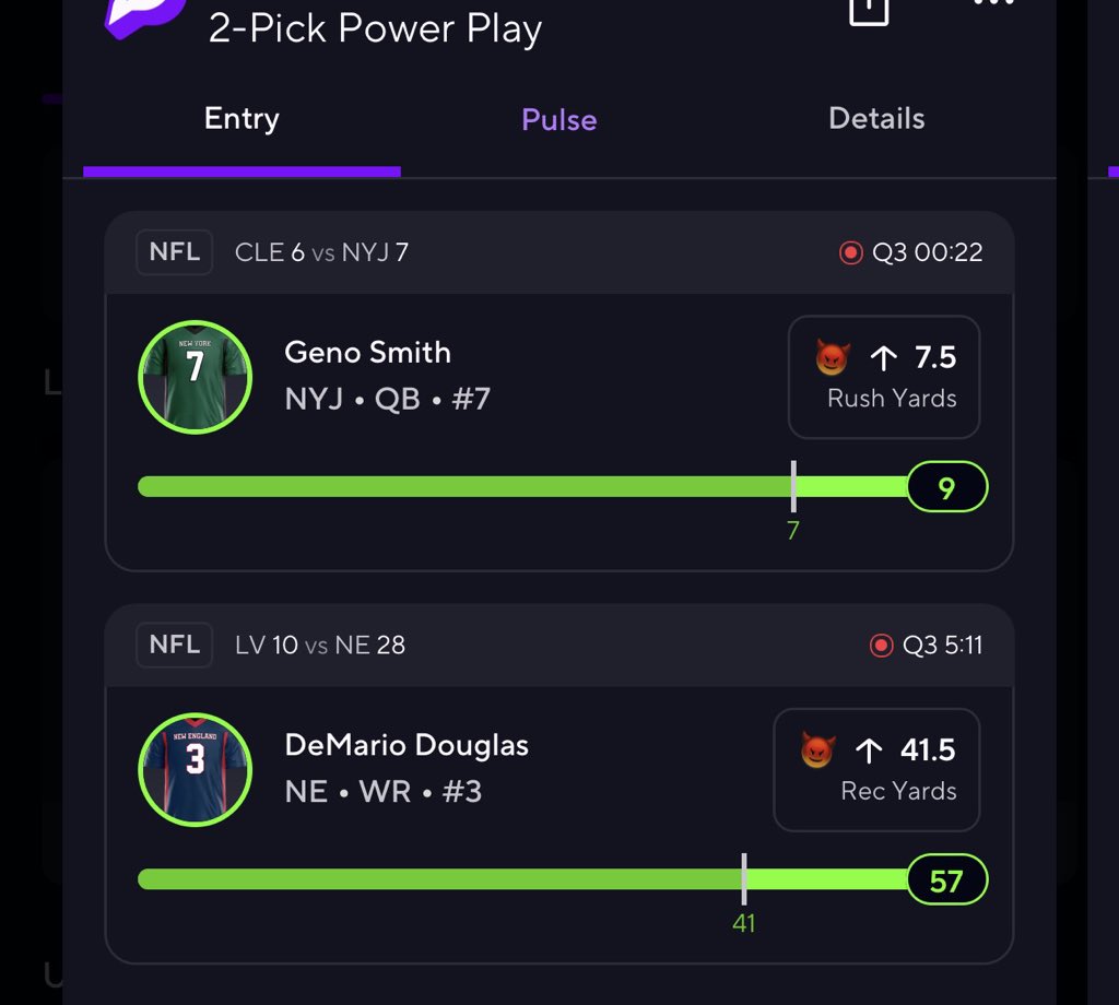WRLDDFSPICKS's tweet photo. 😈🔥 JUST BANGED TWO DEMONS! 💚✅

Both demons came through! We’re locked in and keeping the momentum going. 🔒📈

🎁💰 WHO’S READY FOR A GIVEAWAY?! 👀🔥
React, comment “DONE,” and let’s see who’s active! 💯🎯

#PrizePicks #NFL #SportsPicks #PlayerProps #DemonPicks #Giveaway https://t.co/iMZh8qoZml